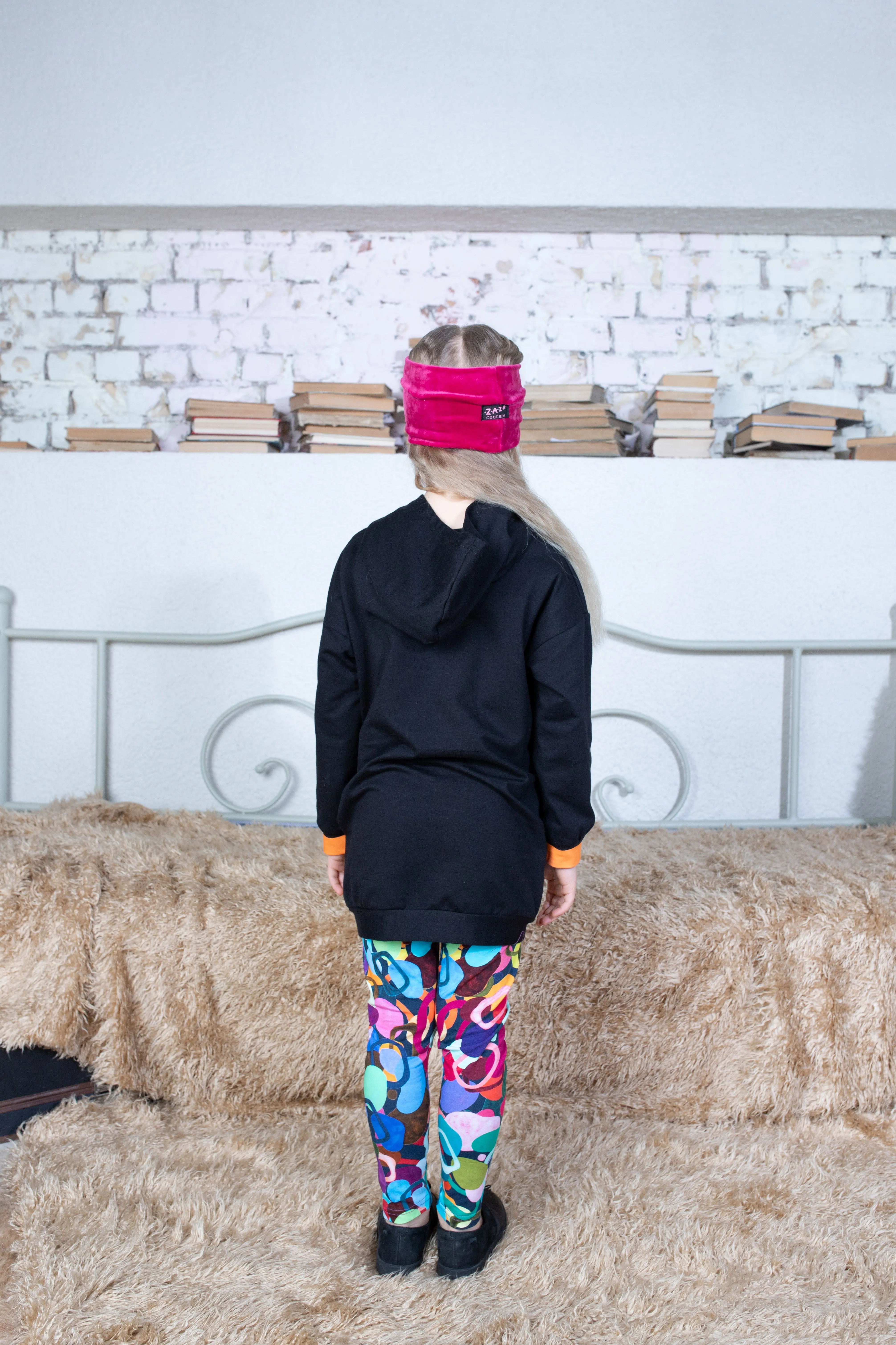 2 Piece Girls Cat Hoodie & Leggings