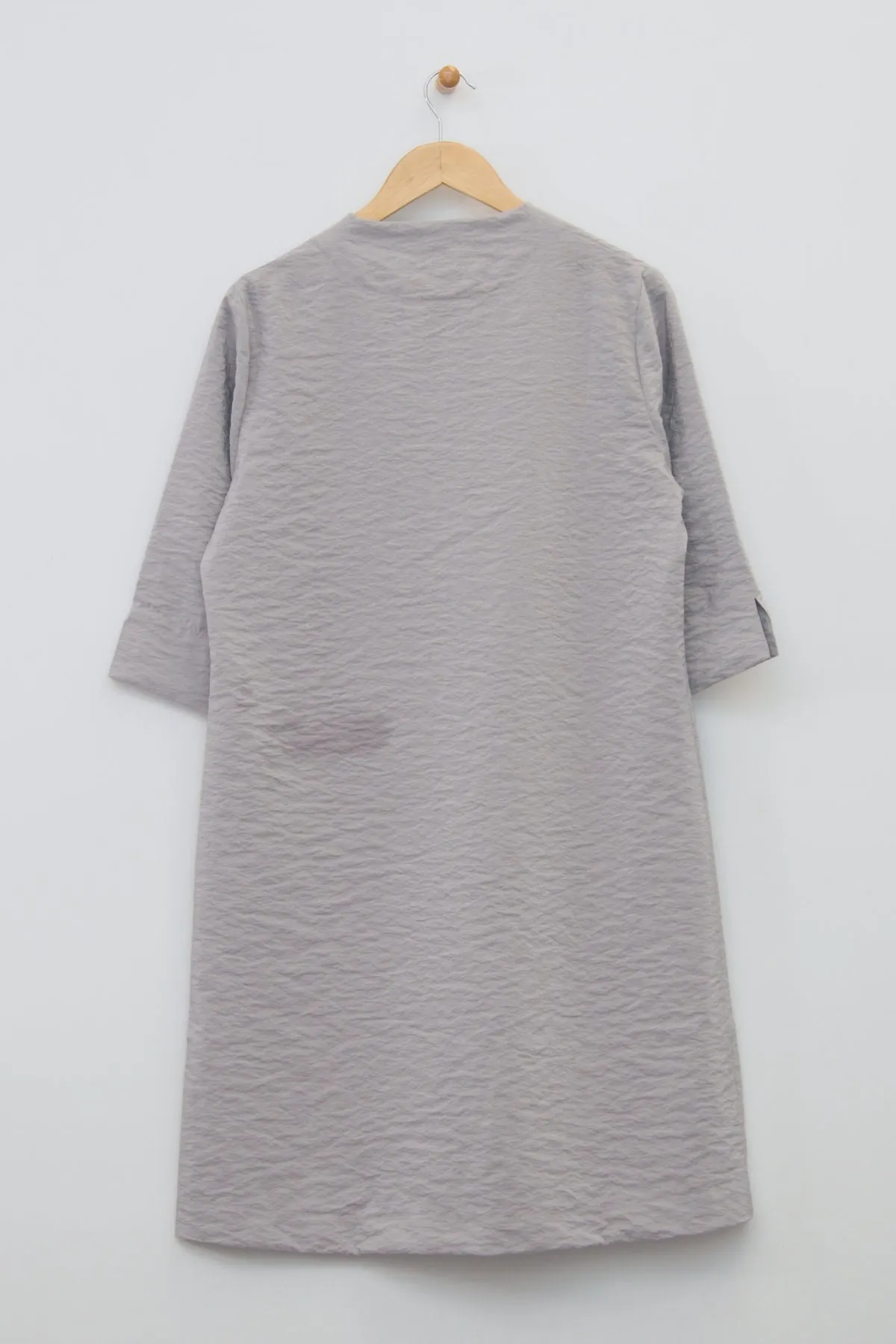 38” Crispy Mandarin V Dress