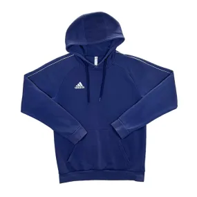 ADIDAS Classic Essential Embroidered Mini Logo Navy Blue Pullover Hoodie