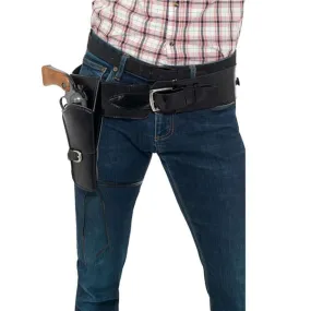 Adult Faux Leather Single Holster Belt