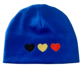 Adult Flag Hearts Beanie