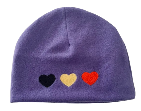 Adult Flag Hearts Beanie