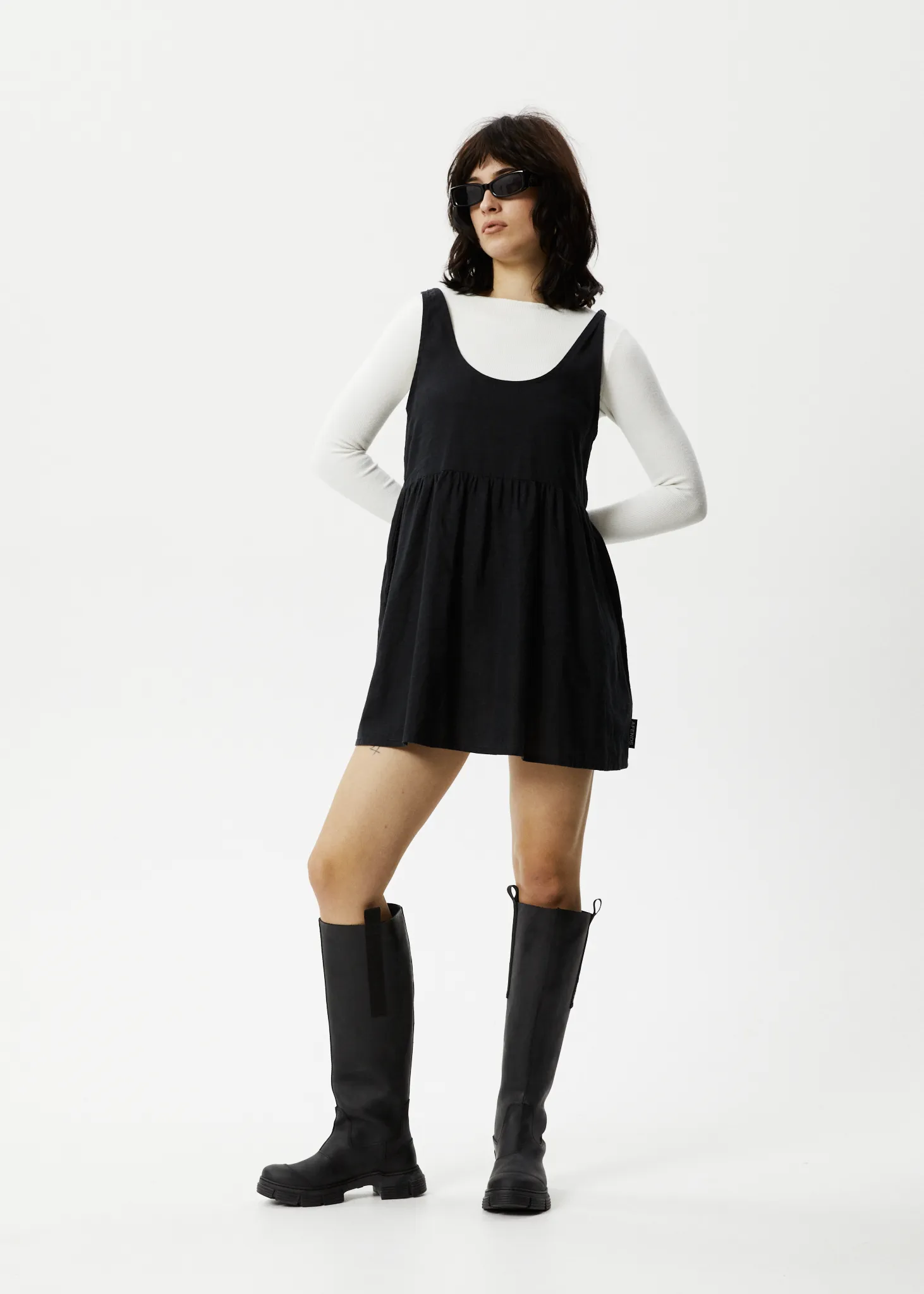 AFENDS Womens Jesse - Mini Dress - Black