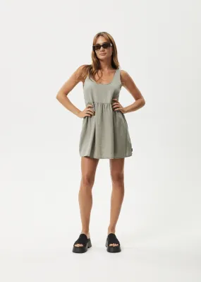 AFENDS Womens Jesse - Mini Dress - Olive
