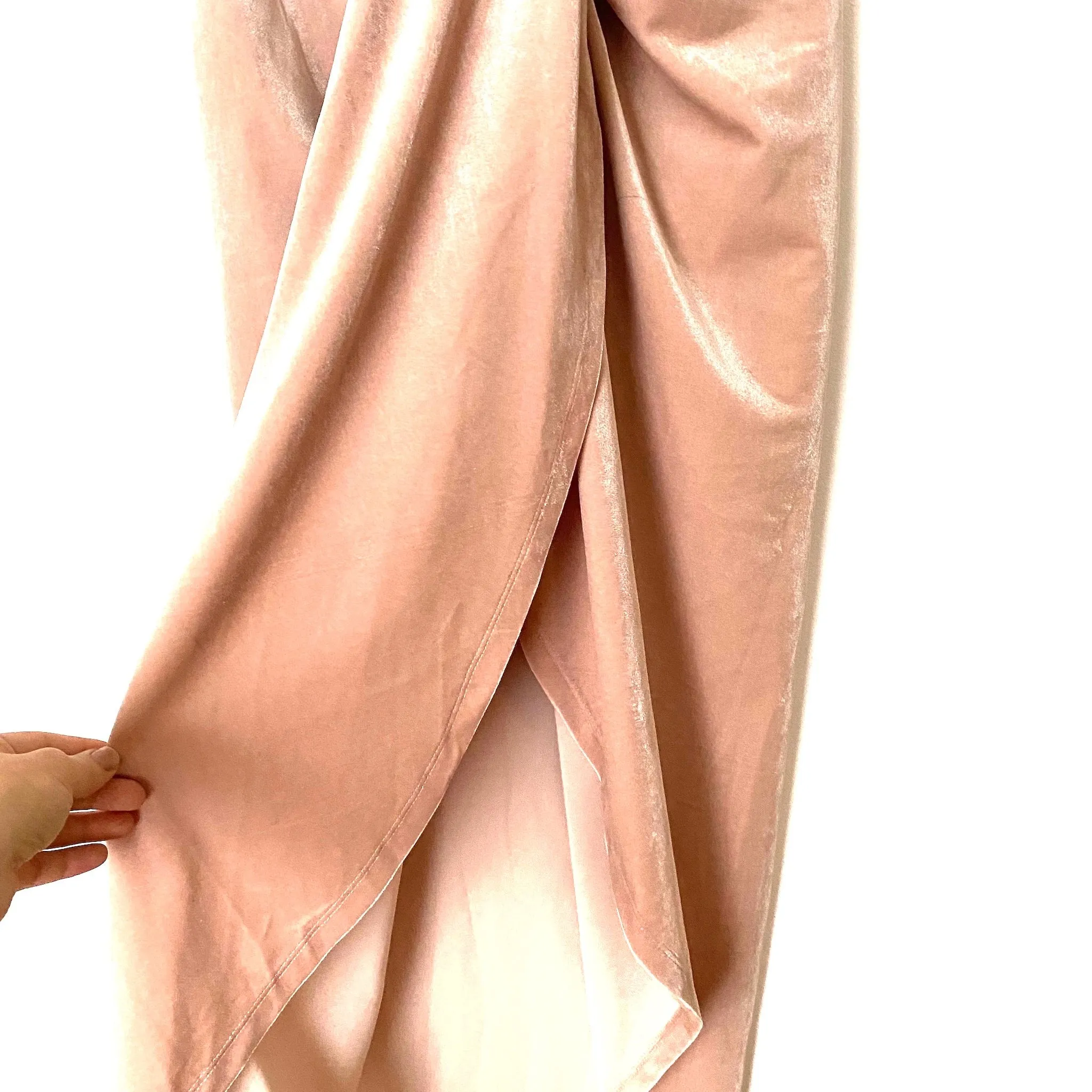 Akira Pink Velvet Midi Skirt NWT- Size M (we have matching top)