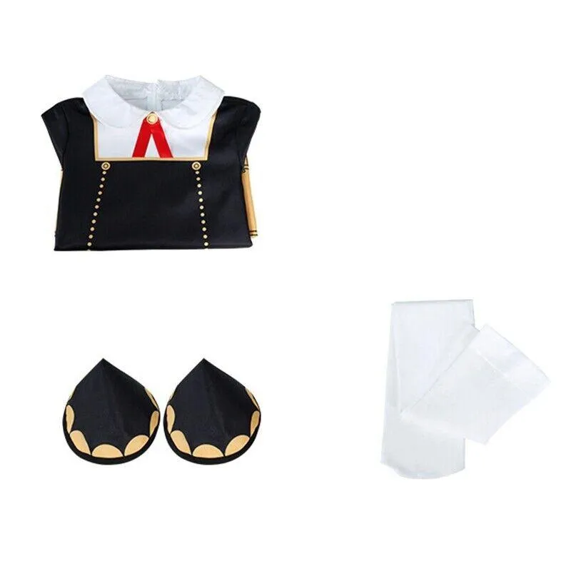 Anime SPY×FAMILY Anya Forger Golden Dress Cosplay