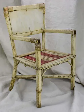 Antique French child's armchair