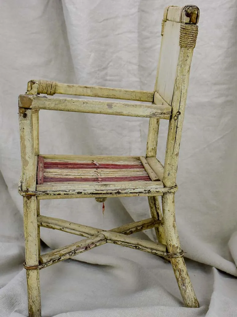 Antique French child's armchair