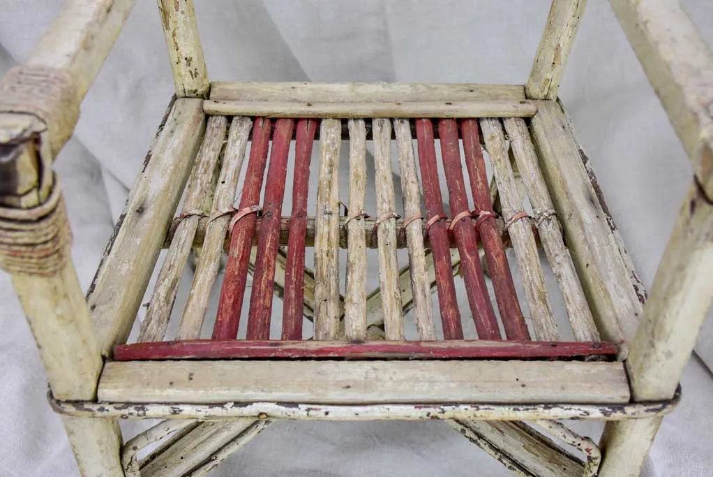 Antique French child's armchair
