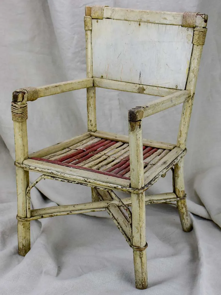 Antique French child's armchair