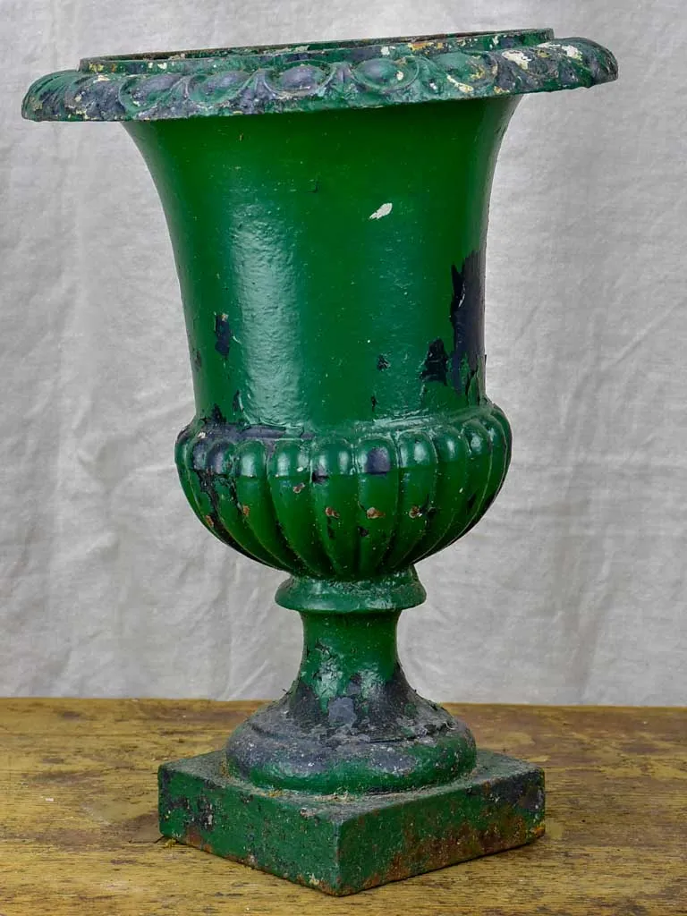 Antique French Green Medici urn