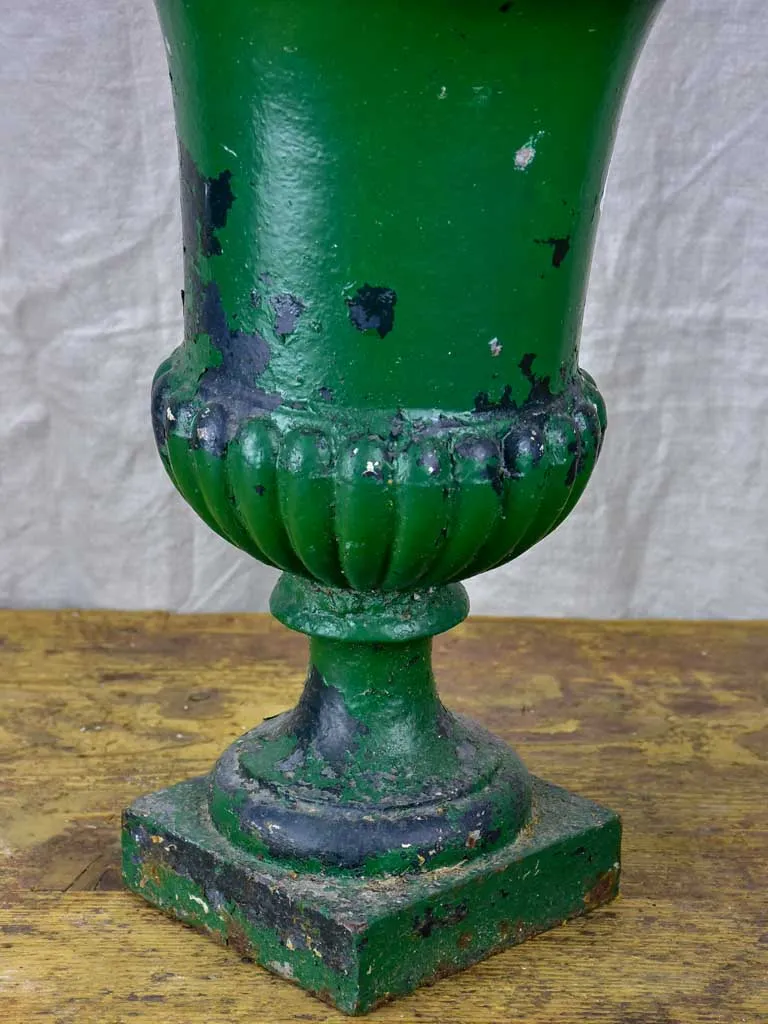 Antique French Green Medici urn