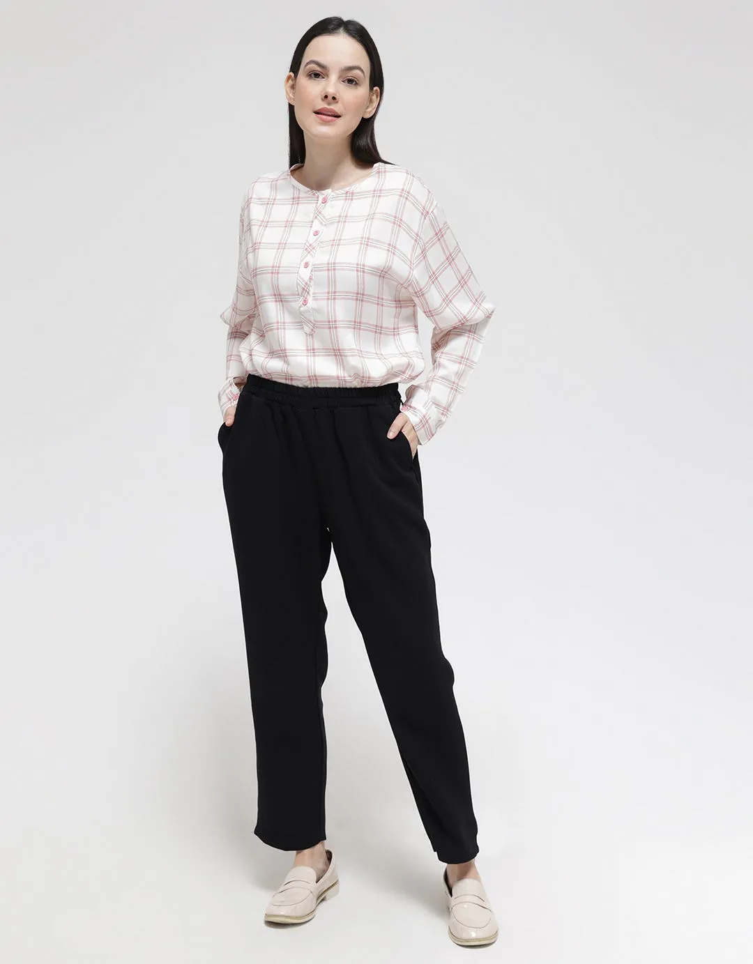 Anyday Long Pants Tapered With Solid Color