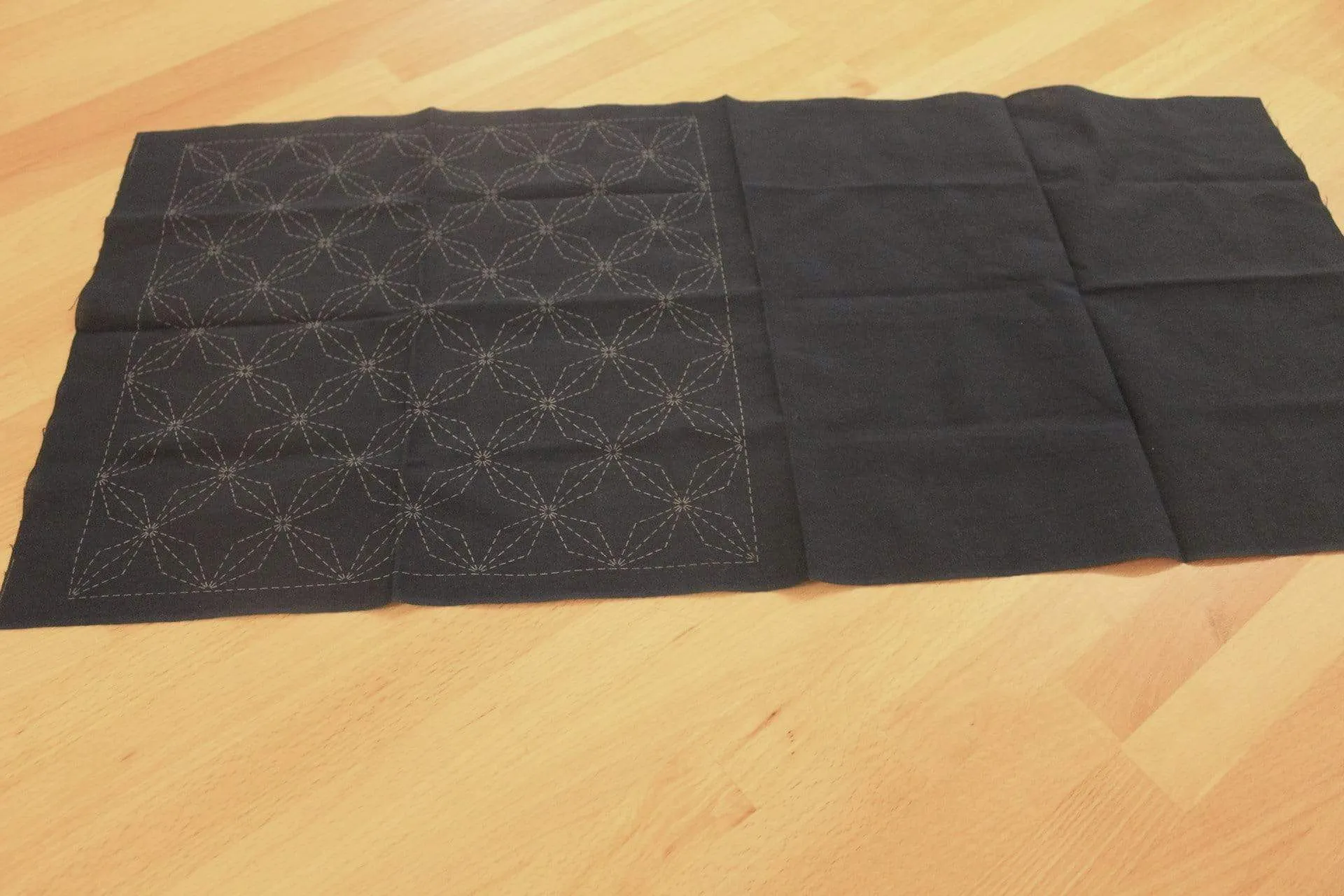 Asanoha (Hemp leaf) Sashiko Sampler in White