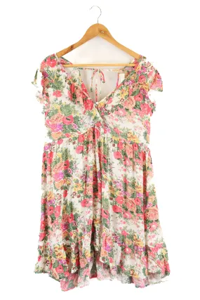 Auguste Floral Midi Dress with Back Cutout 12