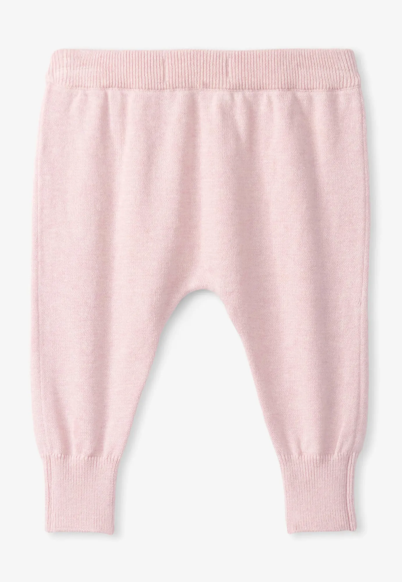 Baby Rose Melange Pull On Sweater Pants