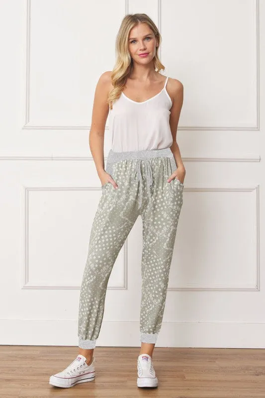 Bandana Paisley Drawstring Jogger choice of colors