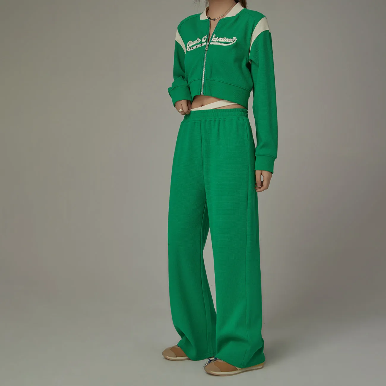 Banding Slit Sweatpants