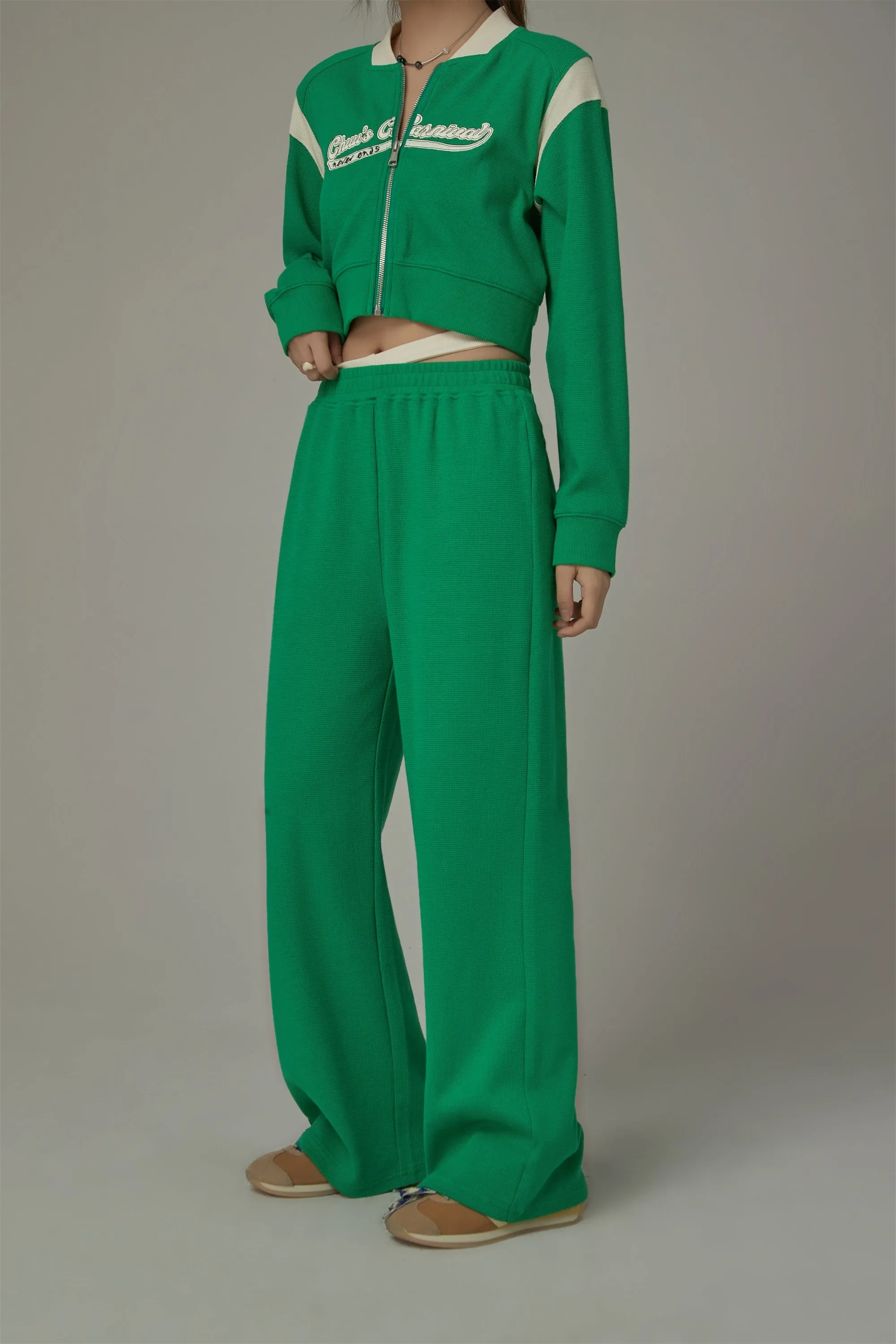 Banding Slit Sweatpants