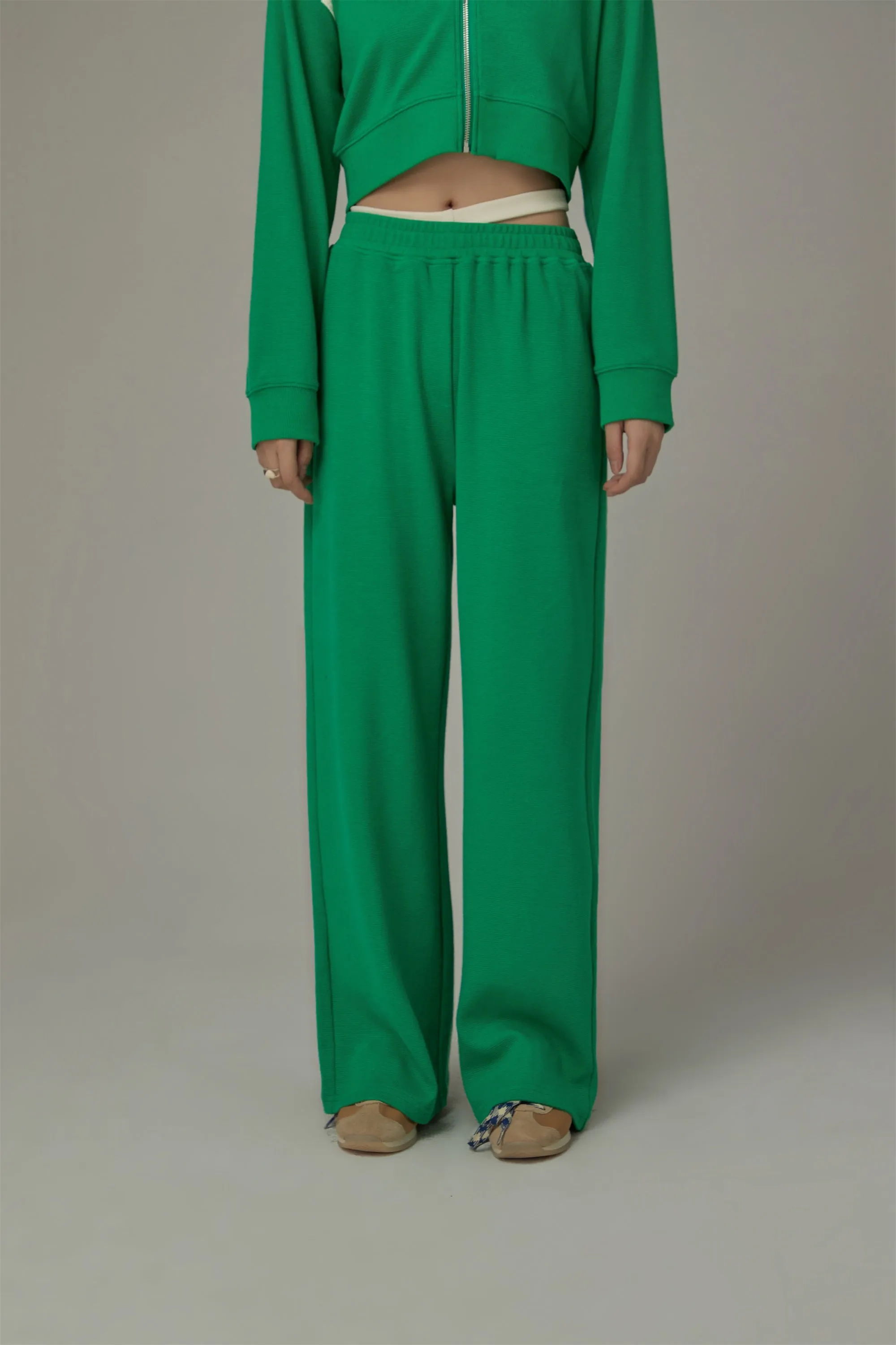 Banding Slit Sweatpants