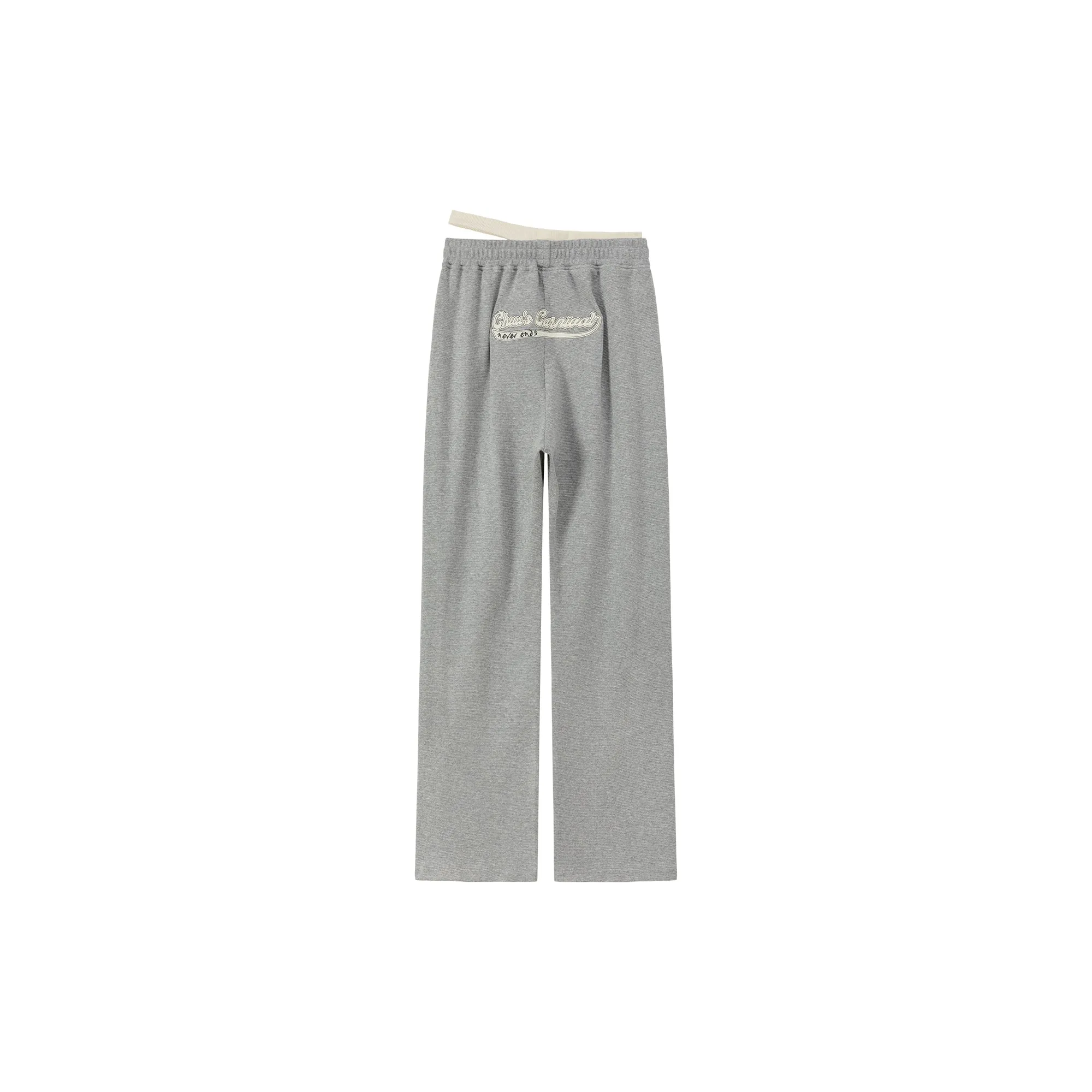 Banding Slit Sweatpants