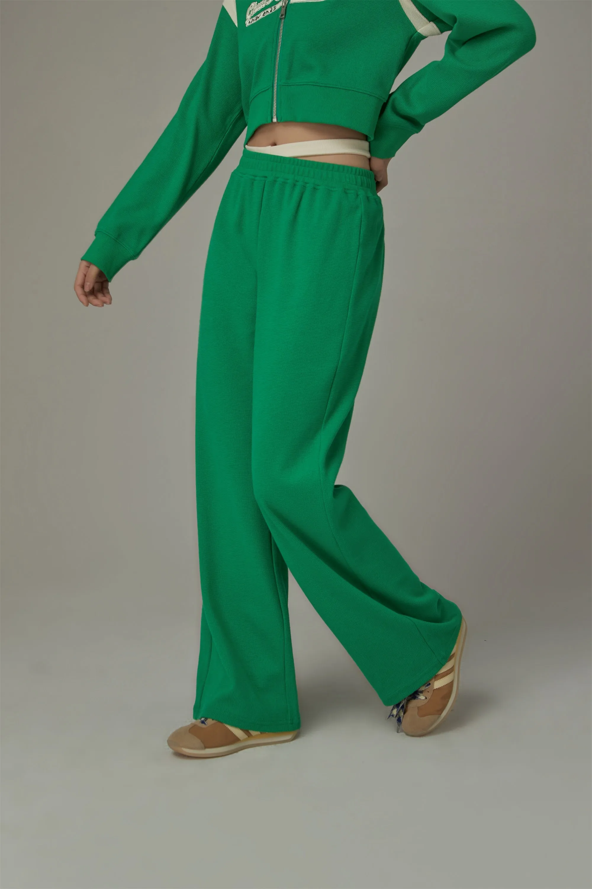 Banding Slit Sweatpants