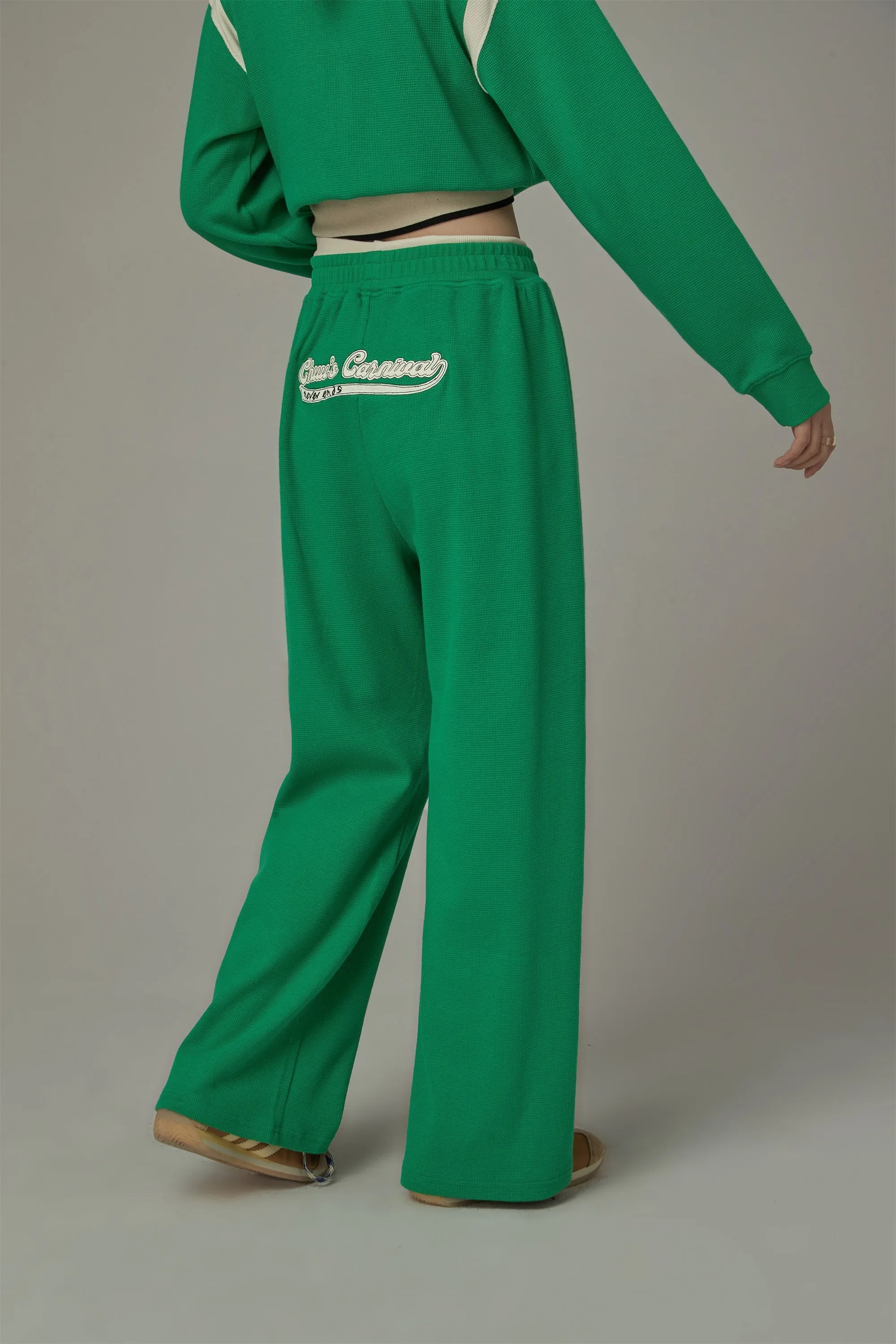 Banding Slit Sweatpants