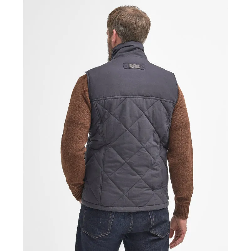 Barbour Winterdale Quilted Mens Gilet - Navy