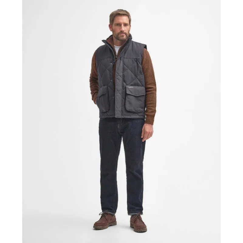 Barbour Winterdale Quilted Mens Gilet - Navy