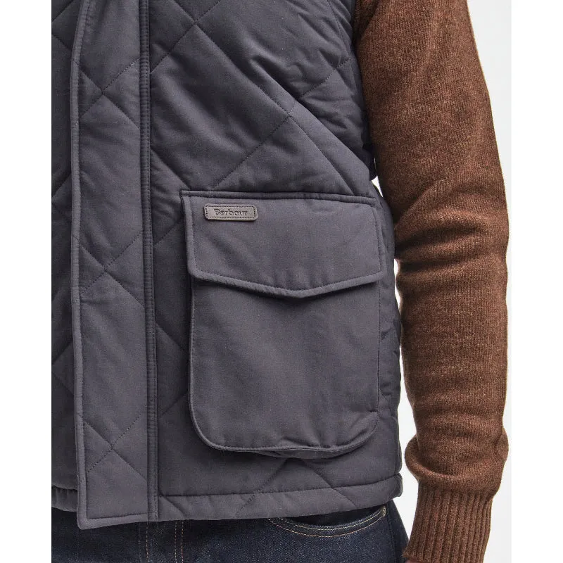 Barbour Winterdale Quilted Mens Gilet - Navy