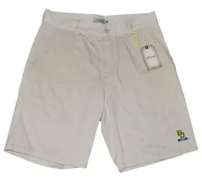 Baylor Bears Chiliwear Khaki Buttoned Embroidered 4 Pocket Dress Shorts (34)