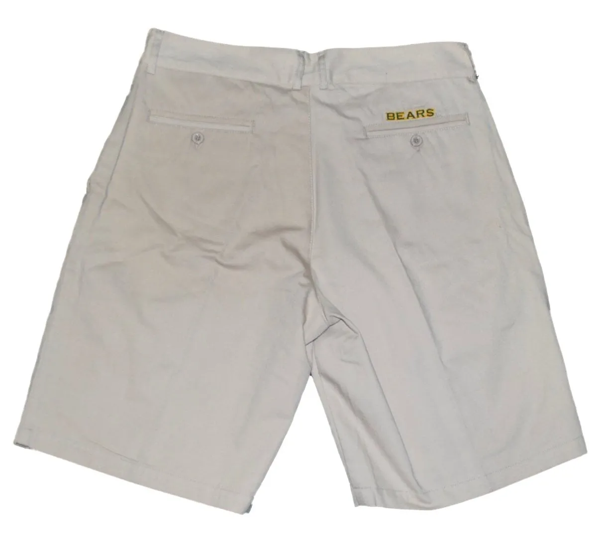 Baylor Bears Chiliwear Khaki Buttoned Embroidered 4 Pocket Dress Shorts (34)