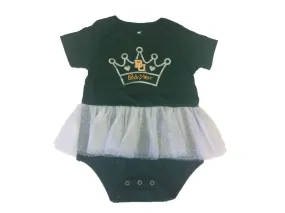 Baylor Bears Colosseum INFANT GIRLS Green SS Button Snap TuTu Dress (6-12M)