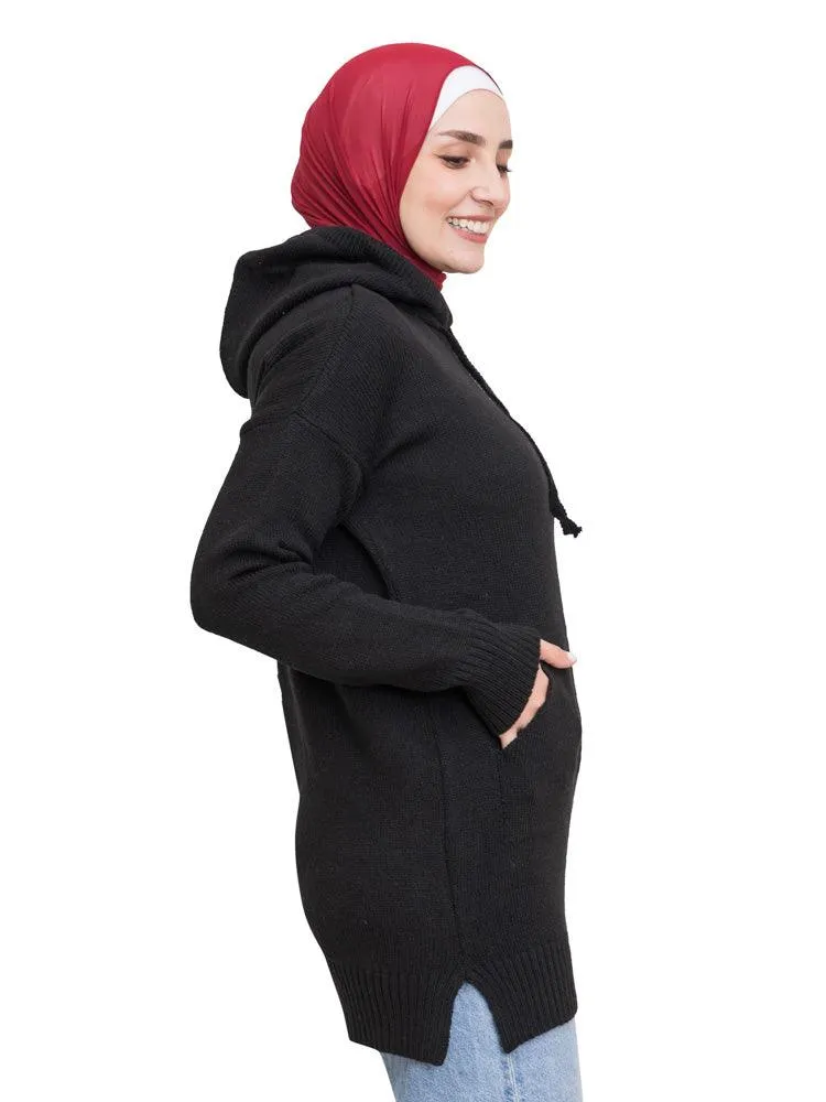 Black Hoodie Pullover