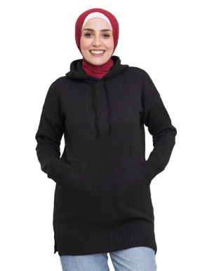 Black Hoodie Pullover