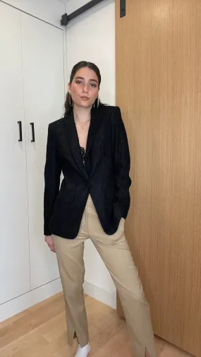 Black Lace Blazer - 0