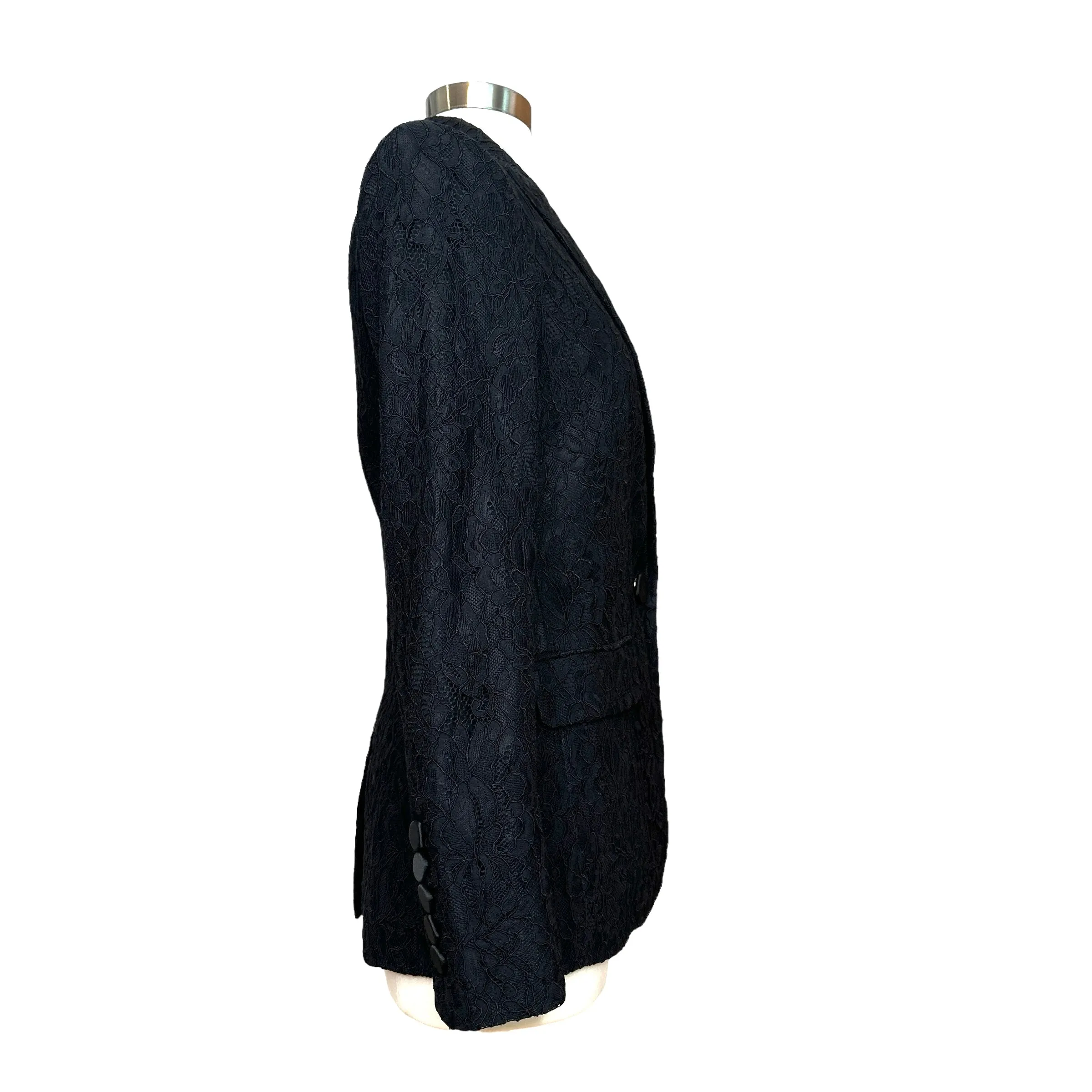 Black Lace Blazer - 0