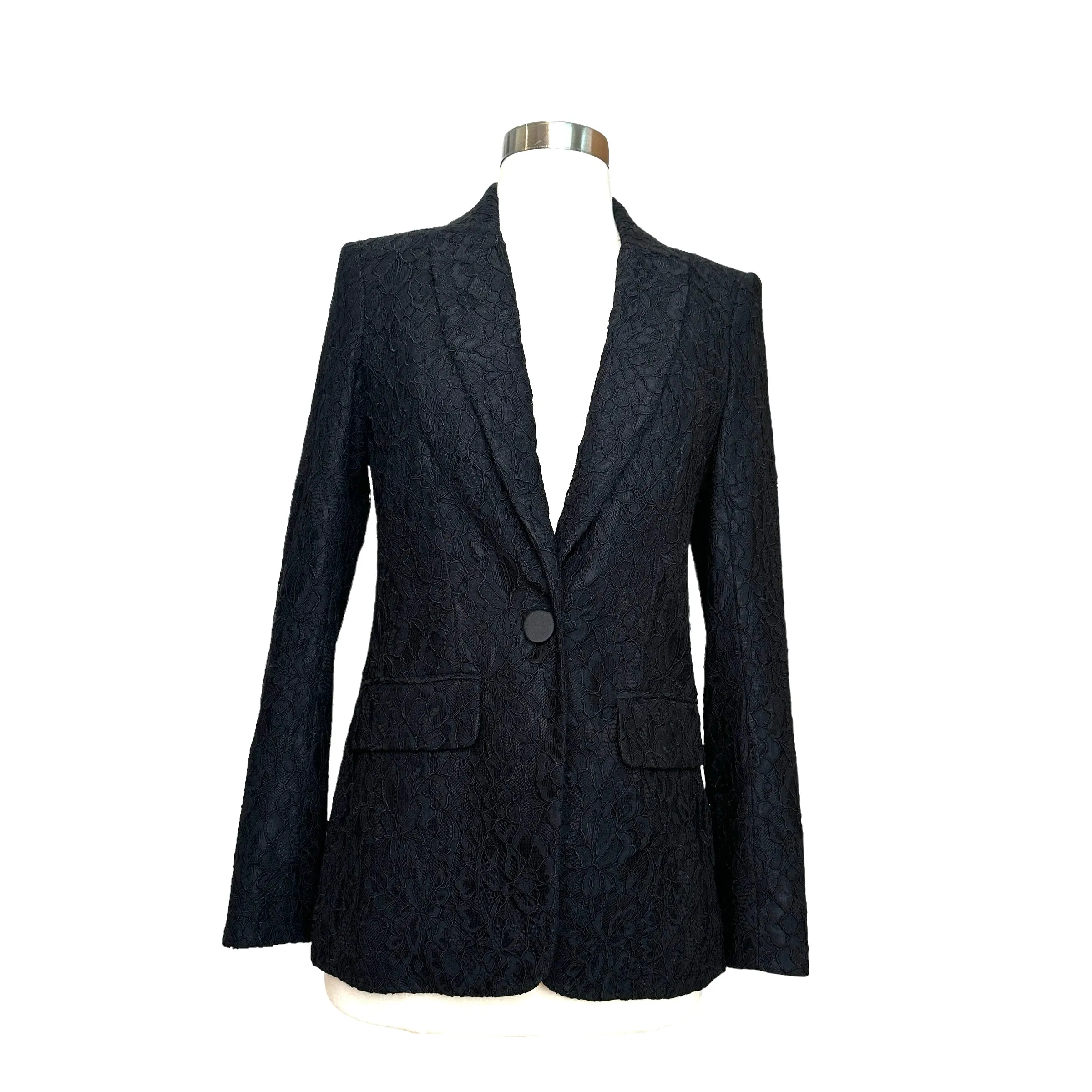 Black Lace Blazer - 0