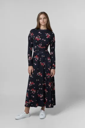 Black Teen Floral Gina Dress
