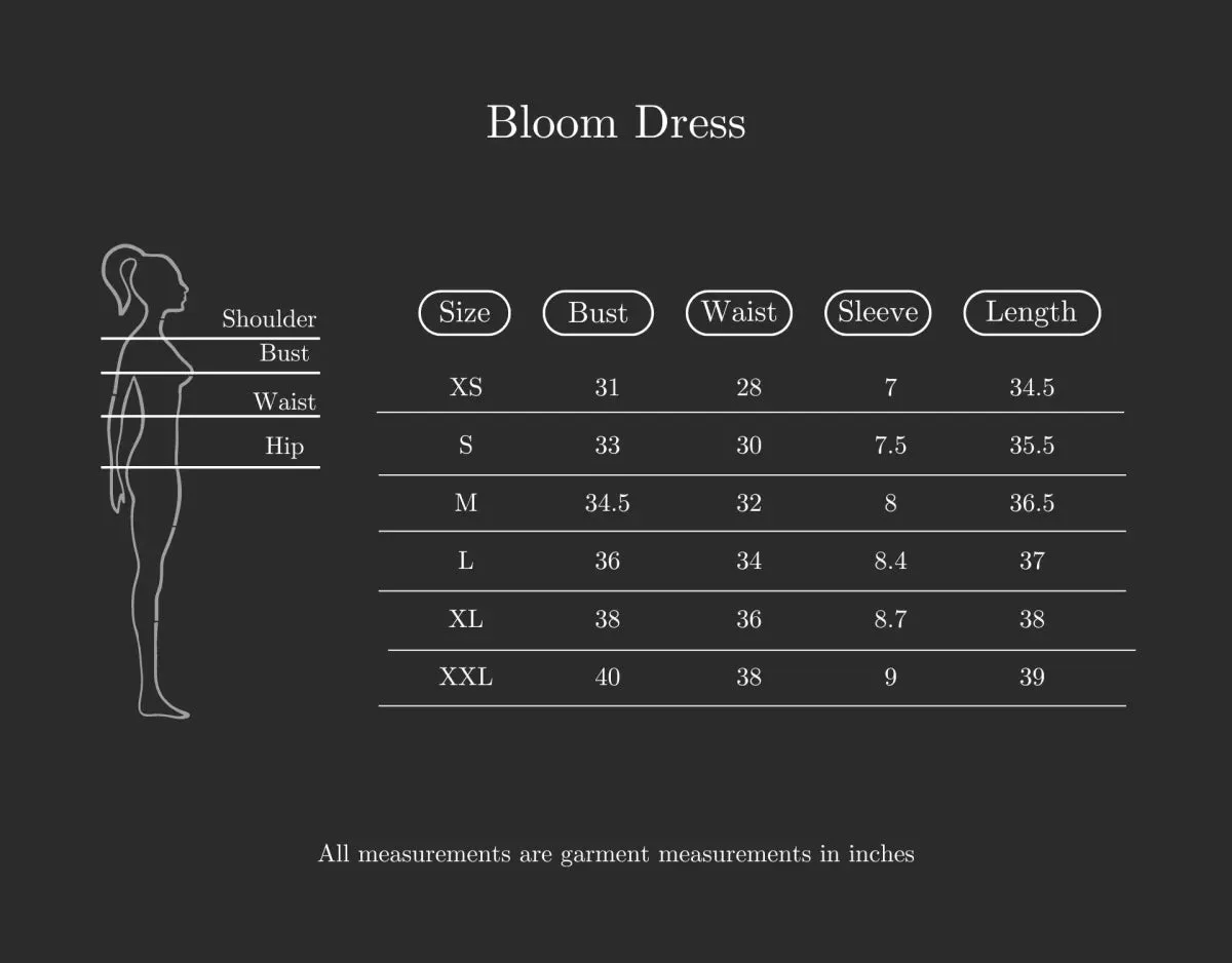 Bloom Dress - Mustard - Hemp Tencel