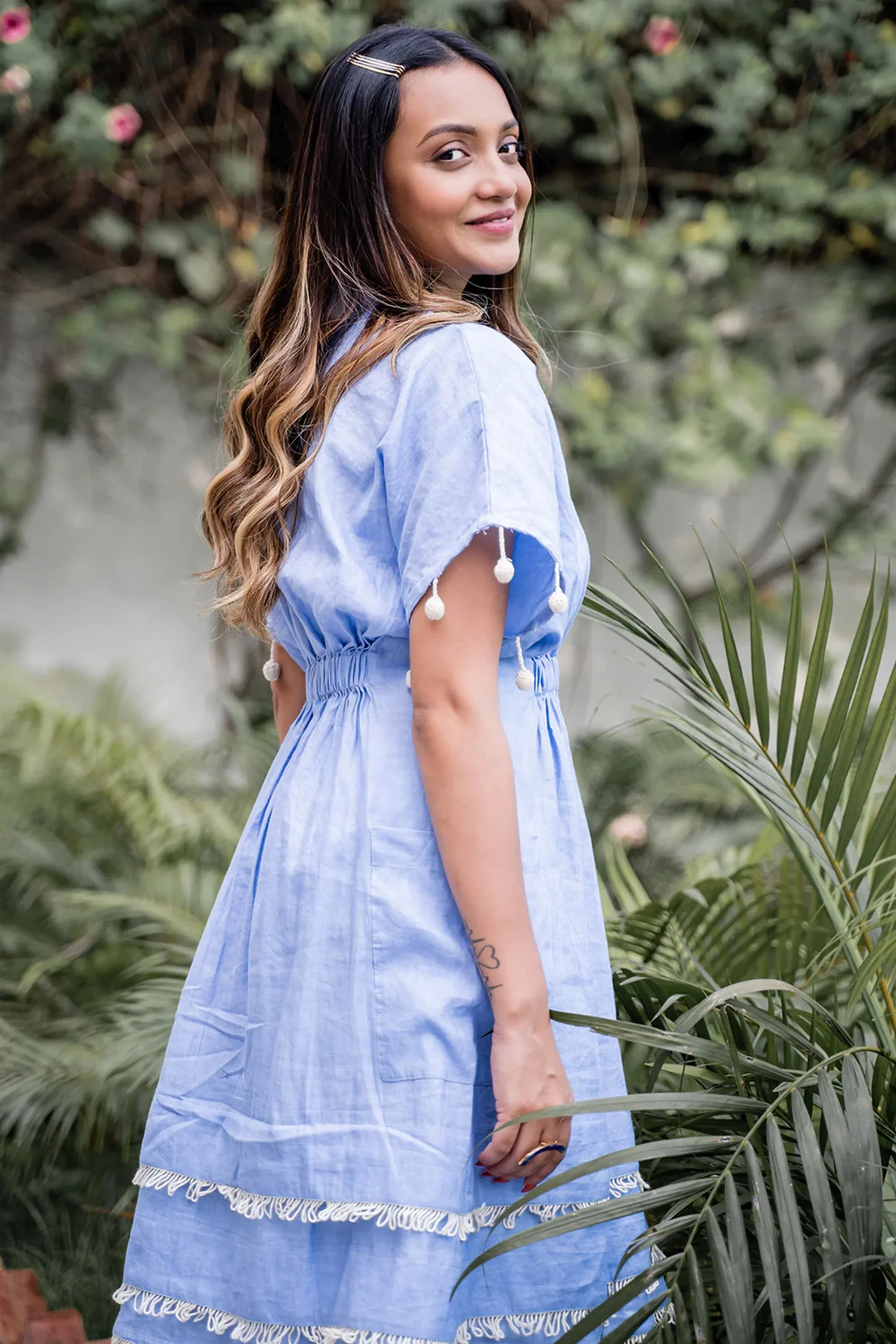 Blue bell dress