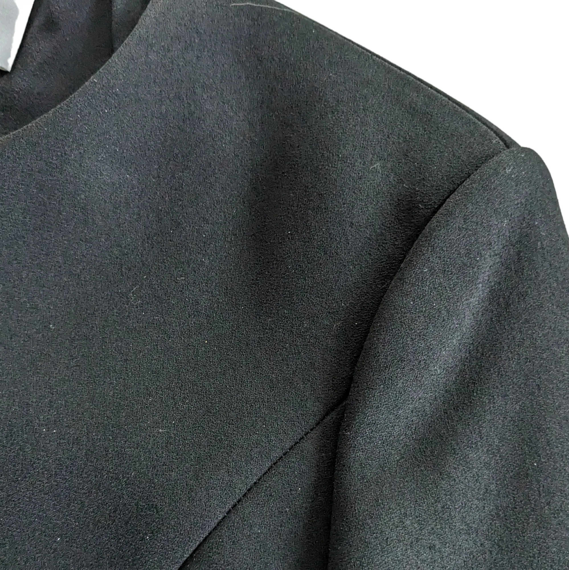 BOSS Cropped Black Wool Blazer Size 4