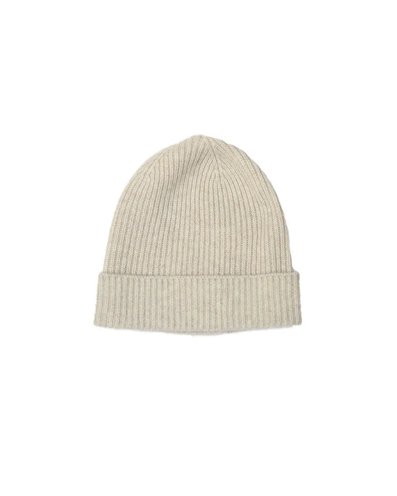 Cashmere-Merino Beanie | Oat