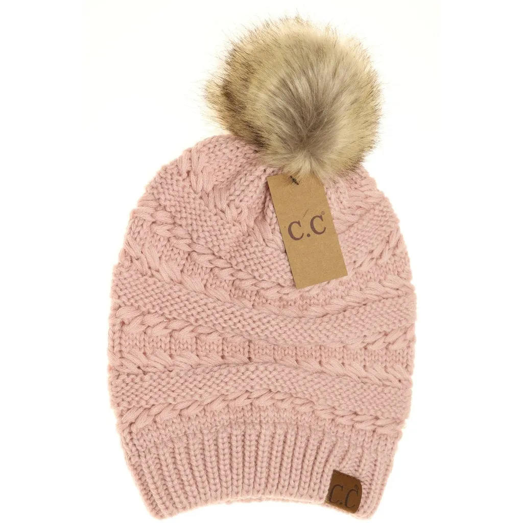 C.C Beanie Whip Stitch Slouch Beanie