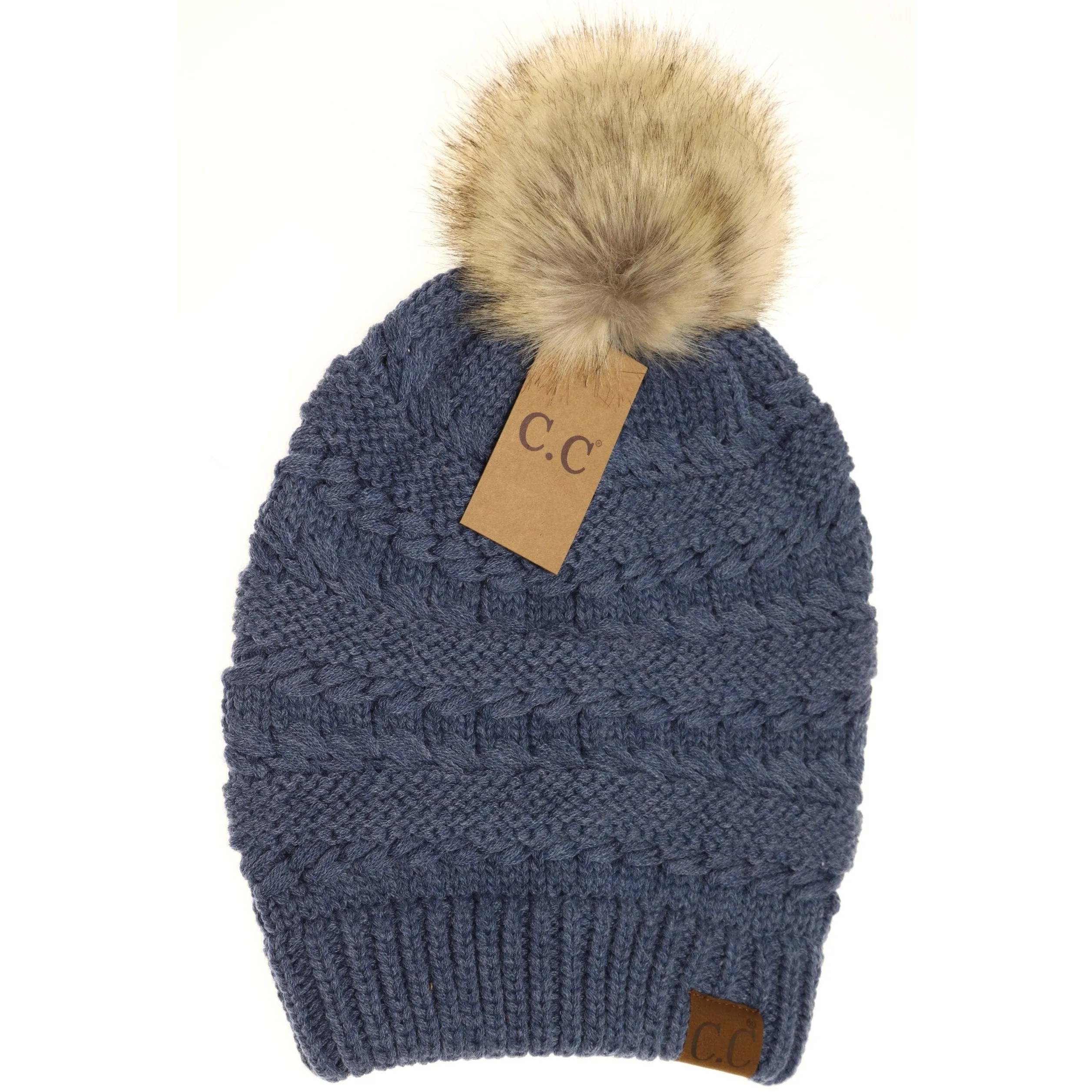 C.C Beanie Whip Stitch Slouch Beanie