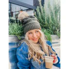 C.C Beanie Whip Stitch Slouch Beanie