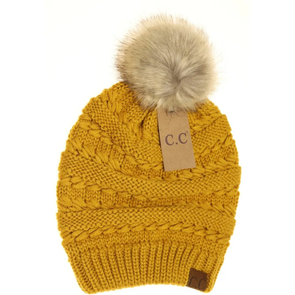 C.C Beanie Whip Stitch Slouch Beanie