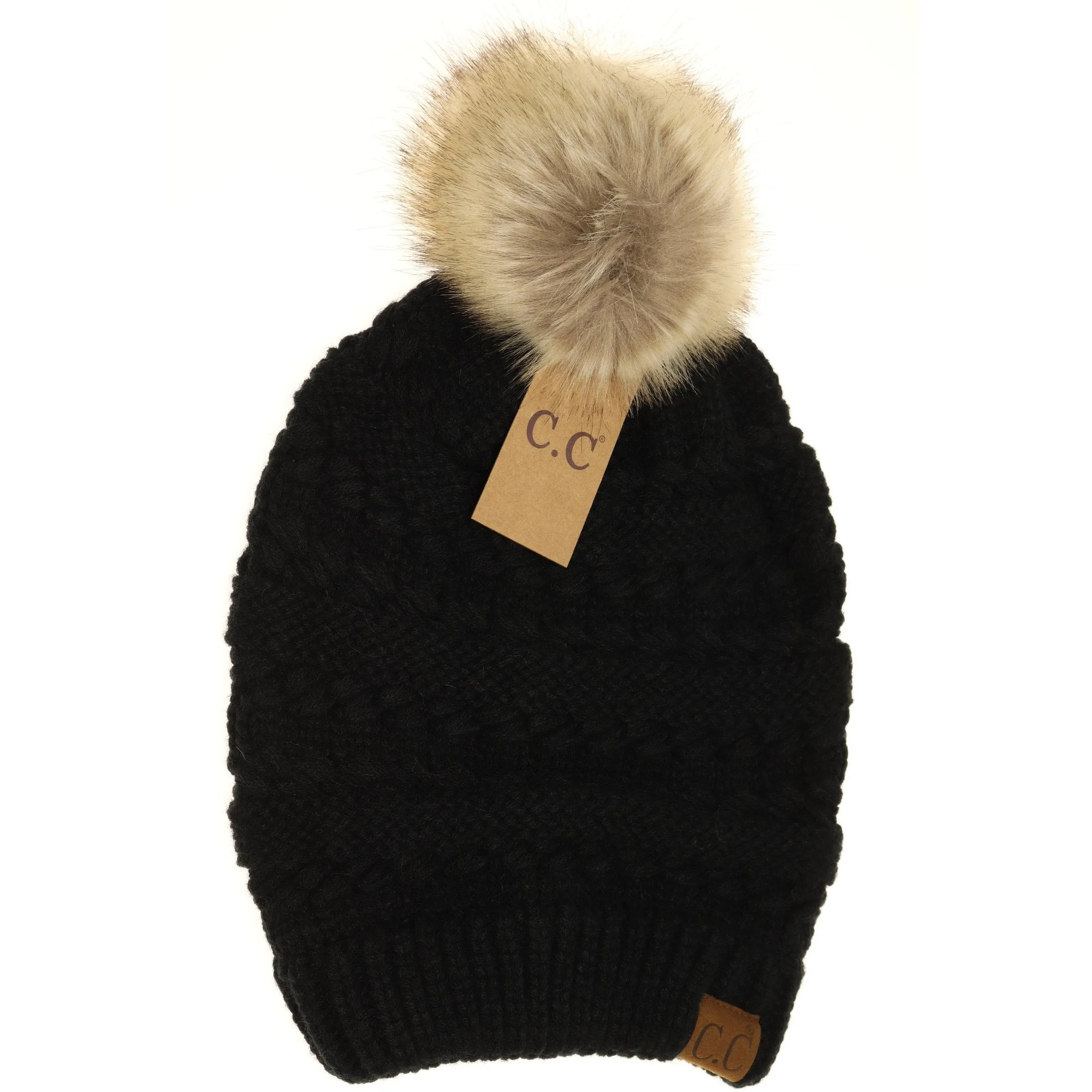C.C Beanie Whip Stitch Slouch Beanie