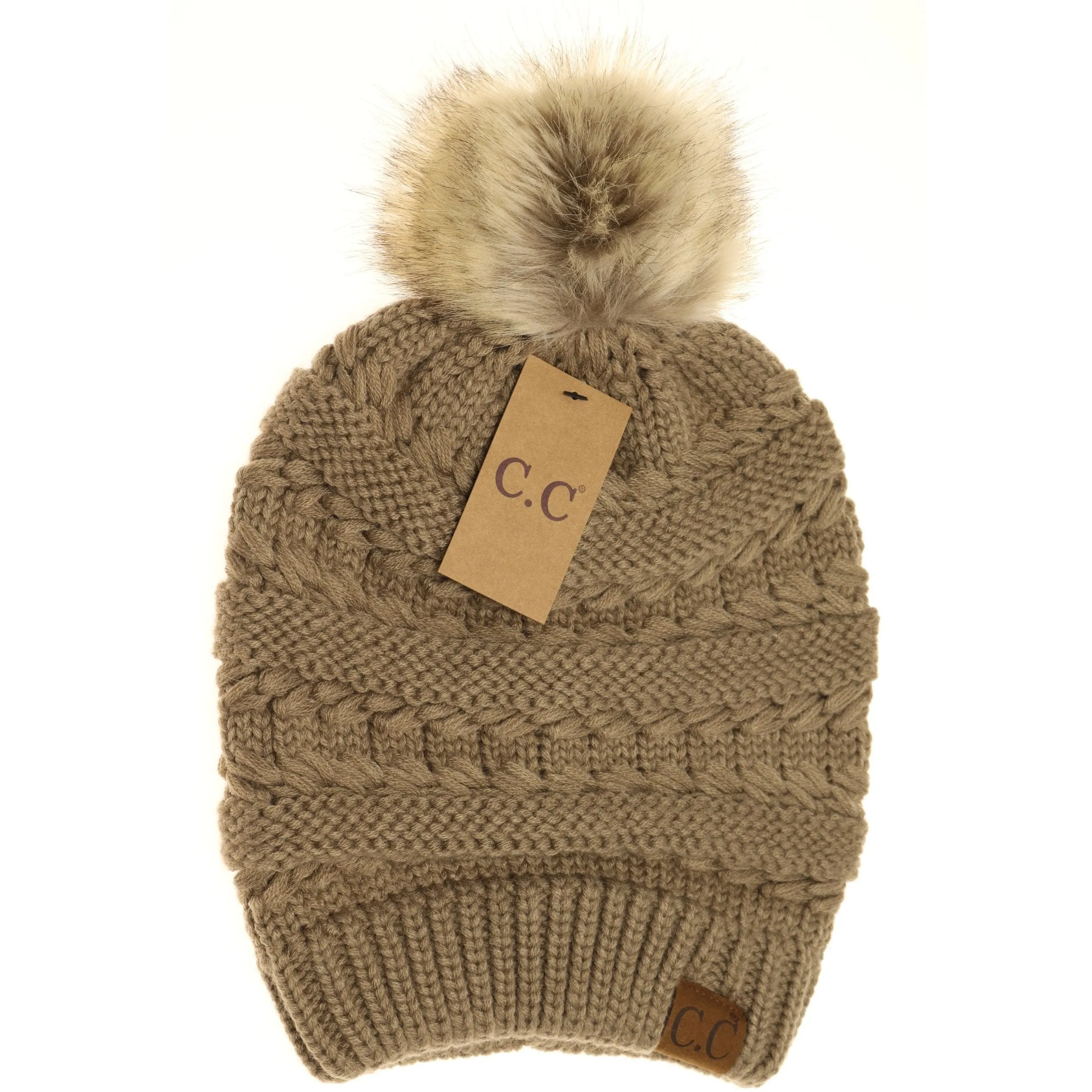 C.C Beanie Whip Stitch Slouch Beanie