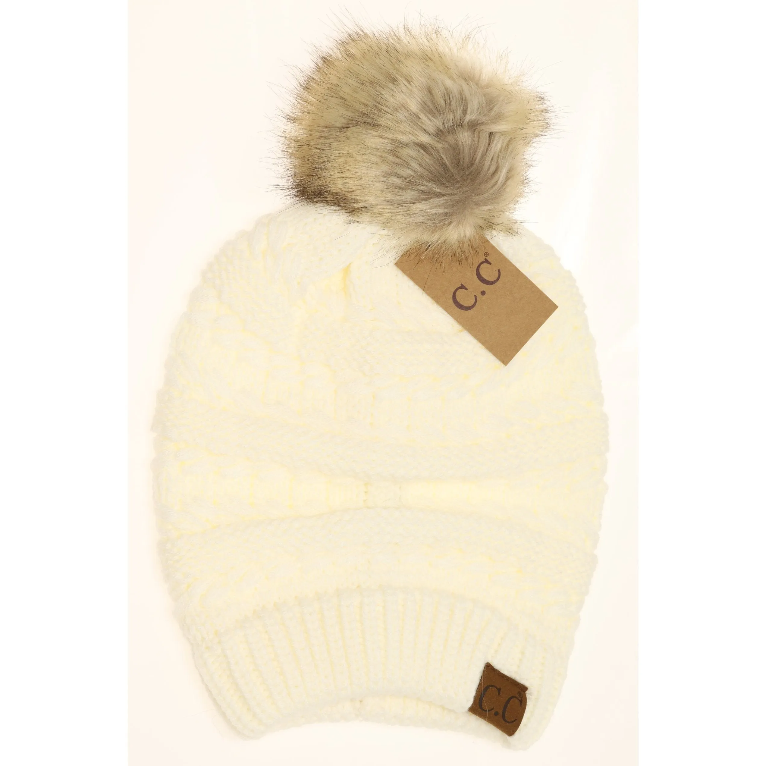 C.C Beanie Whip Stitch Slouch Beanie